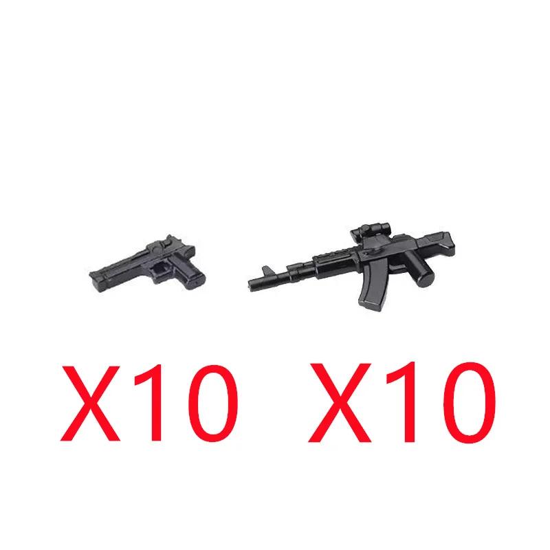 MOC Military Building Blocks Accessories Weapons Guns Special Forces Soldiers AKM Rocket Launchers Night Vision Toys Gifts X036