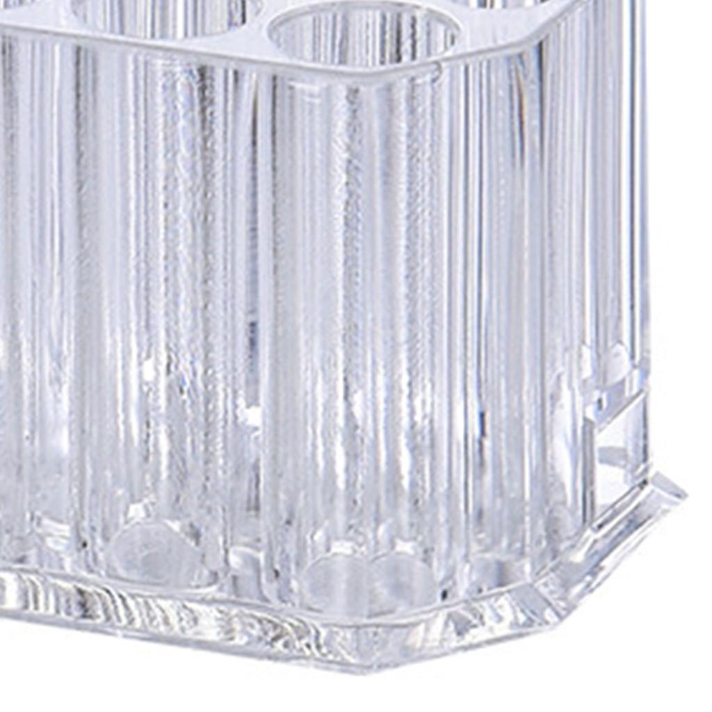 Eyeliner Holder Organizer for Women 26 Slots Transparent Lip Liner Organizer Eyebrow Pencil