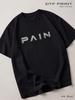 Black T-shirt Pain, Metal Back In