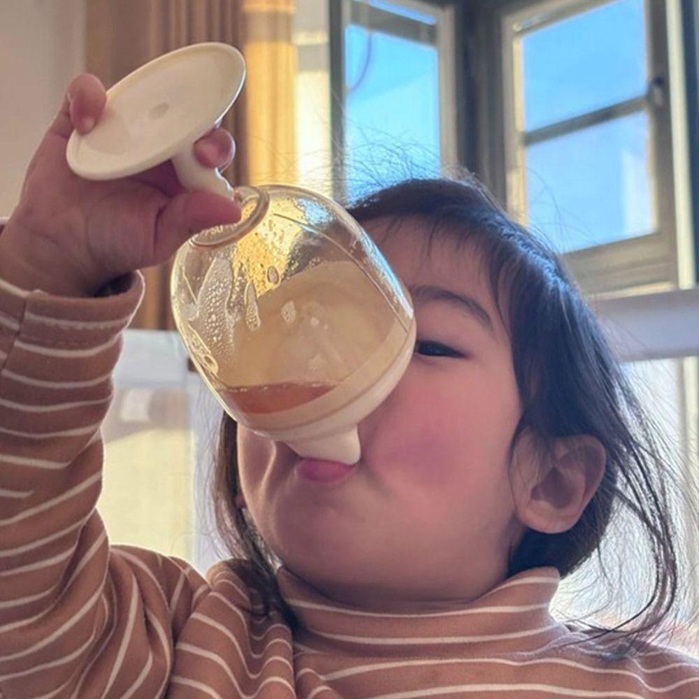 150ML Baby Feeding Cups Calibrated Baby Milk Bottle Cute Children Goblet  Toddler