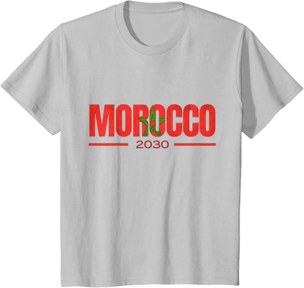 Morocco Inspired Tshirt Morocco African Nations Cup Mens Womens Tshirts 100 Cotton Short Sleeve Unisex Fashion Casual Top