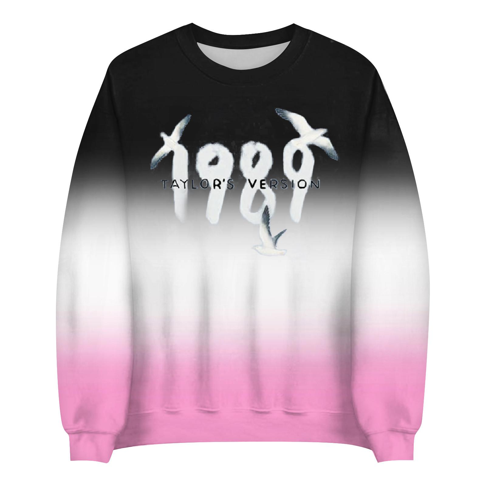 

Модная повседневная блузка с длинным рукавом и круглым вырезом, пуловер с принтом XXXXL белый