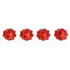 4PCS RC Wheel Hex Hub Aluminum Alloy 17mm RC Hub Nut Wheel Drive Hex Hub Adapter with Pins for