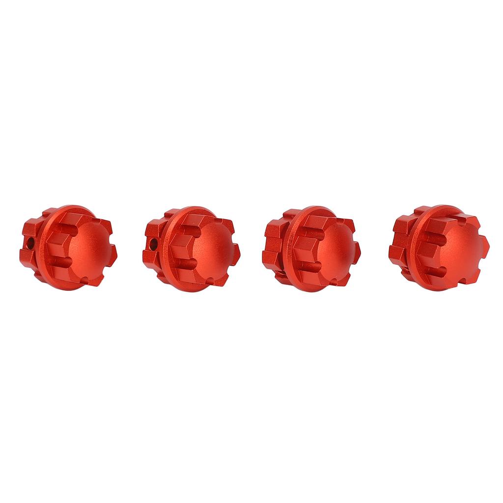 4PCS RC Wheel Hex Hub Aluminum Alloy 17mm RC Hub Nut Wheel Drive Hex Hub Adapter with Pins for