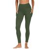 High Waisted Fleece Lined Leggings Women Lightweight Yoga Pants Casual Workout Thermal Warm Tights With Pockets