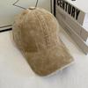Vintage Washed Corduroy Ripped Baseball Cap Men Women Same Style Men Women Corduroy Ripped Dad Hat