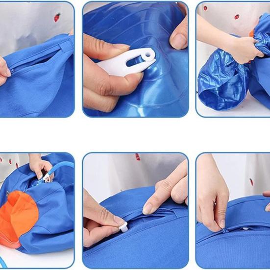 Palla da Herding Gonfiabile da 18 Pollici per Cani, Palla Jumbo Calmante con Copertura, Palla da Addestramento per Cani Resistente agli Strappi per Razze Grandi, Gioco Attivo all'Aperto