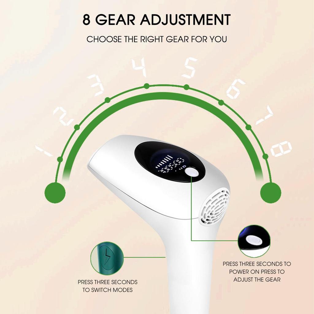 IPL Hair Removal Devices Painless Permanent Hair Remover Electric Epilators for Armpits Legs Arms Bikinis Line At-Home Use Depilator Device