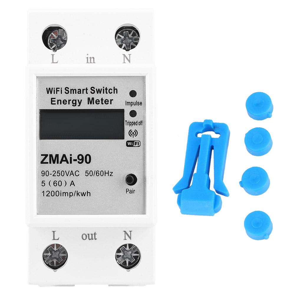 

ZMAi-90 WIFI Remote LCD Digital Metering Single Phase Energy Meter 90-250V