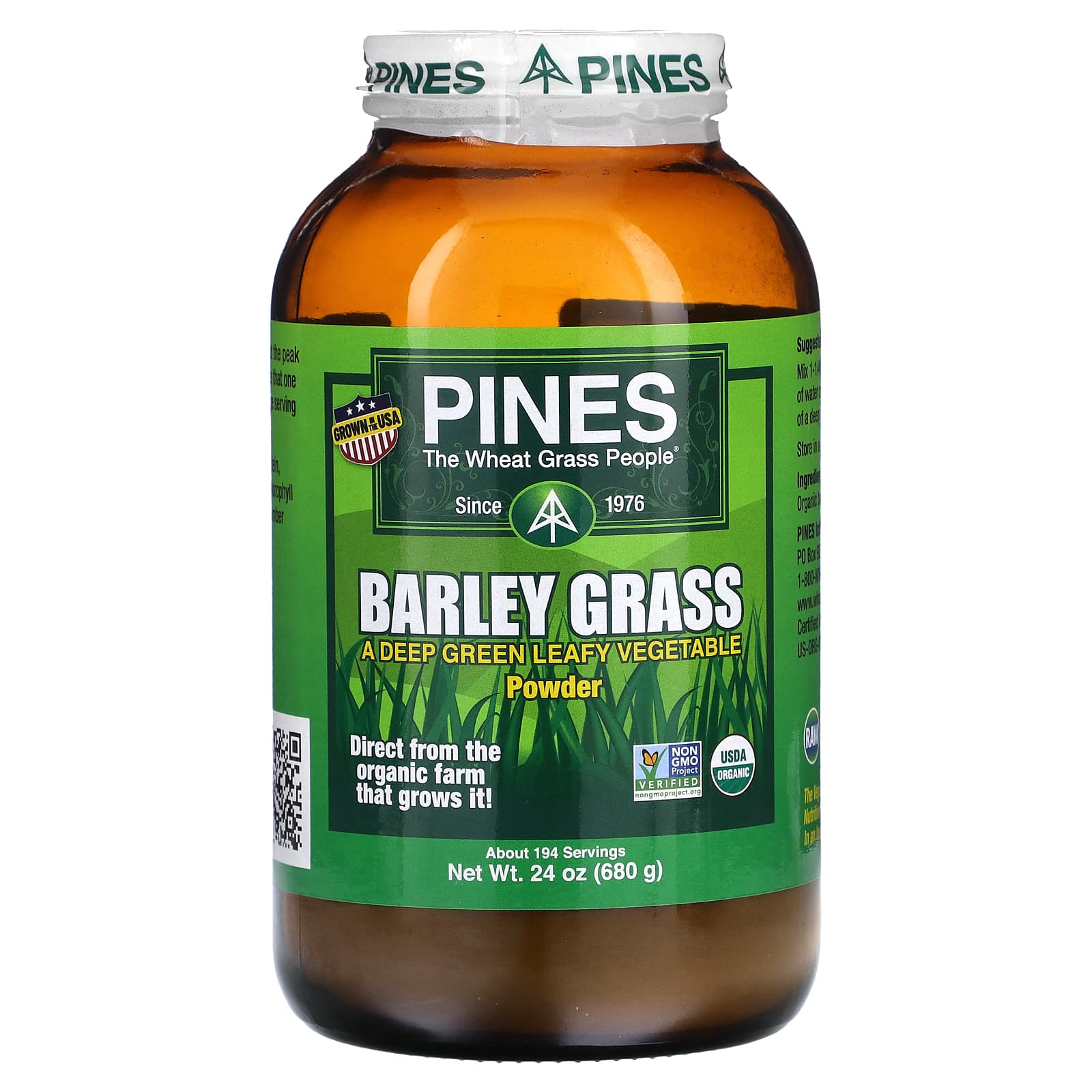 

Barley Sprout, Powder, 680G(24Oz)