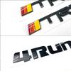 Suitable for Toyota 4RUNNER TRD Matte Black Letter Badge Replacement Self-adhesive Back AC9