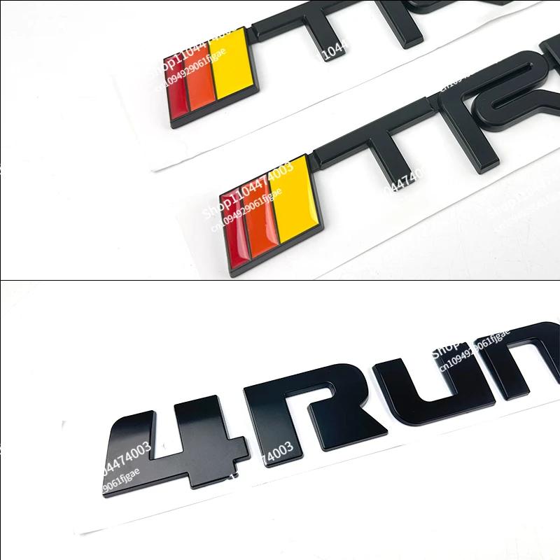 Suitable for Toyota 4RUNNER TRD Matte Black Letter Badge Replacement Self-adhesive Back AC9
