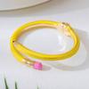 Geschenk Trendiges Bleistift Armband Glänzend Glitzer Offenes Kreuz Emaille Armband Mix Match Einzigartiges Mode Armreif Hochzeit