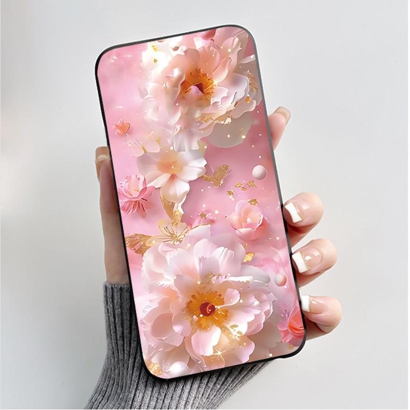 Printed Phone Case For Nokia 105 2G 2023/106 2G 2023/Nokia 106 4G 2023/105 4G 2023 Soft Silicone Shell Cover Cute Flower Casing