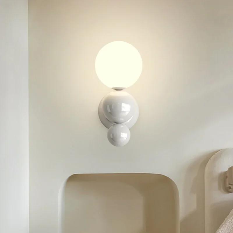 Lampă de perete LED nordică pentru living, culoar, dormitor, aplicație de perete creativă, decorațiune interioară, corpuri de iluminat cu luciu