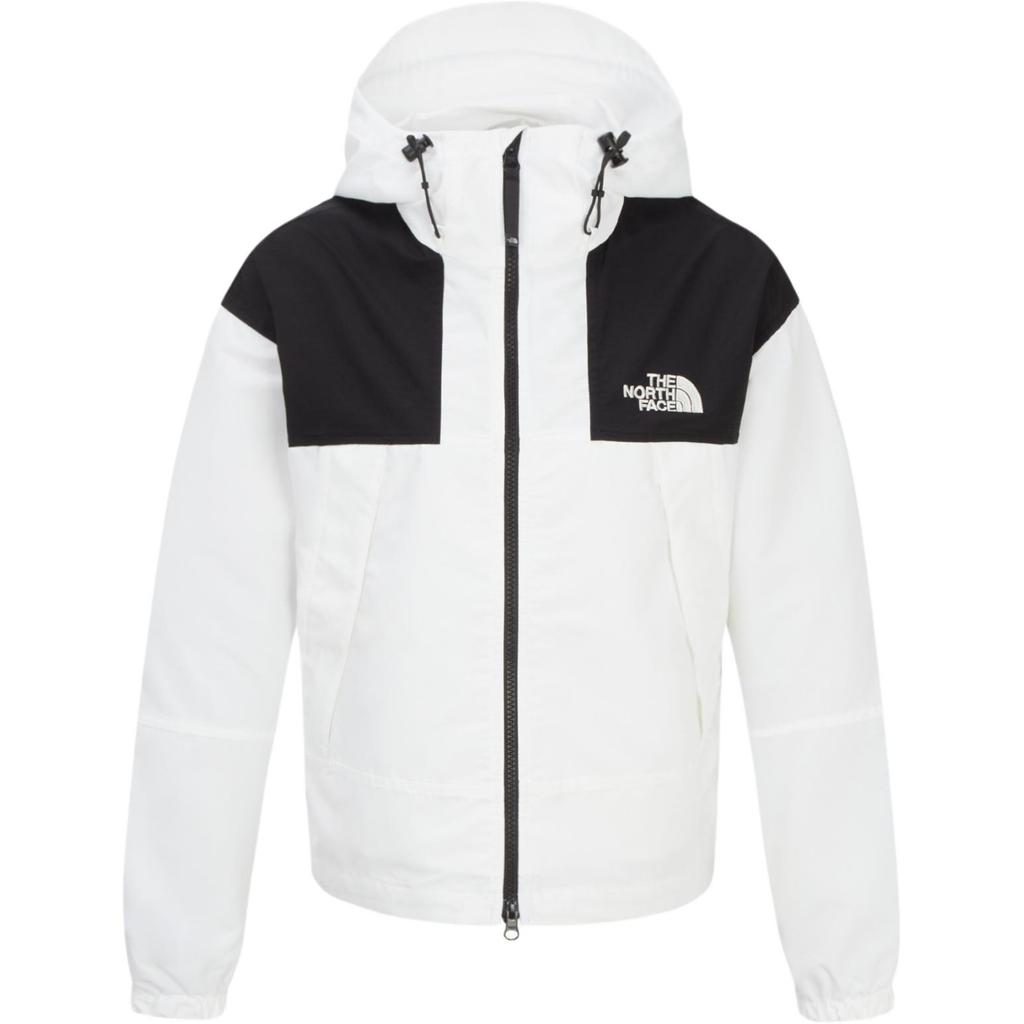 The North Face Loose Fit Hooded Zip-Up Long Sleeve Jacket Women jackets White NJ3BR33C