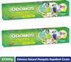 Odomos Naturals Non-Sticky Mosquito Repellent Cream (2 X 100 G)