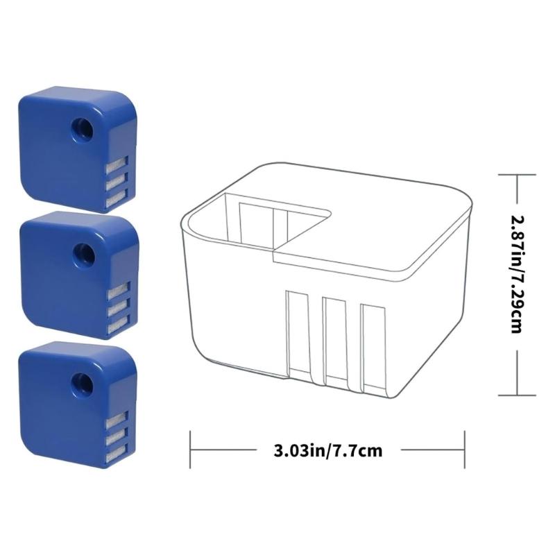 4Pcs PDC51V1 Hard Water Filter Replacement Demineralization Cartridge Humidifier Filter for V4600 V5100 VUL575 Models