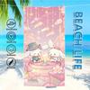 Towel SRO Textile Bathrobe C-CinnamorollS Beach Quick-Drying Lightweight Portable Camping Swim Dreamy Pool Cute Travel