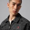 Men's Jordan Jackets Men's Black Gray Color Lapel Moderate