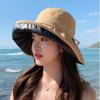 Casual Breathable Sun Protection Uv Protection Sunshade Hat Sunscreen Visors Folding Sunshade Travel Caps Embroidery Cap Panama Hat Fisherman Cap