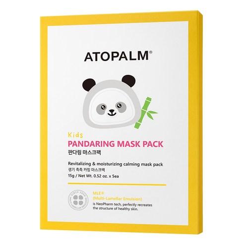 ATOPALM Pandaring Mask Pack Brightening & Hydrating Sheet Mask 15g × 5 Sheets