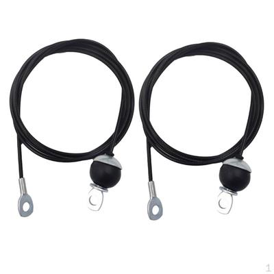 2 kusy 2m 5mm Oceľové Fitness DIY Kladkový Kábel Biceps