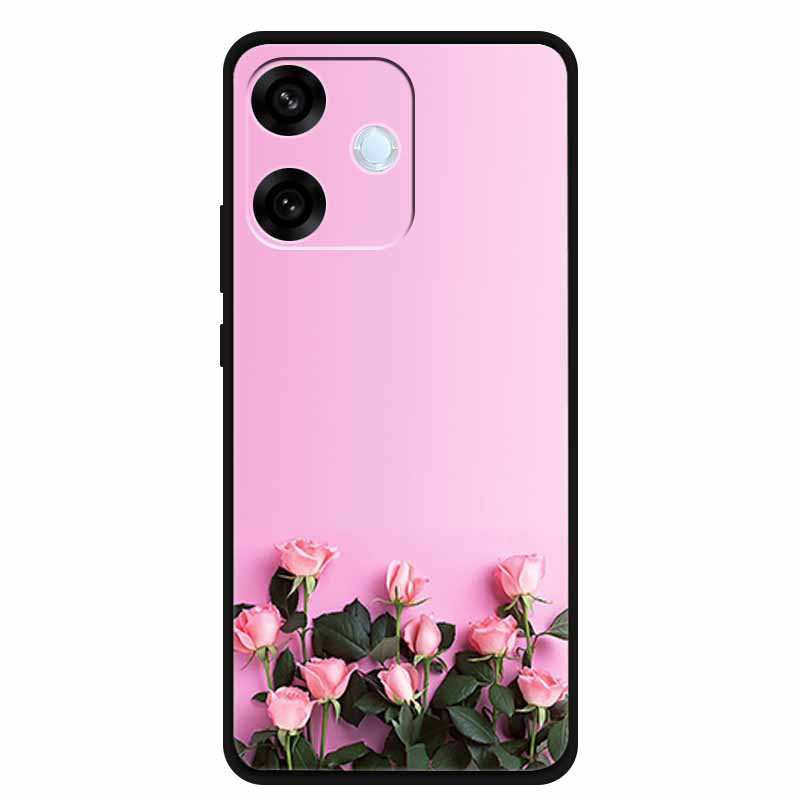 For Oppo A5 Pro 4G 5G Case 6.67" Soft TPU Silicone Funda Cut Cat Flower Painted Back Cover for Oppo A5 Pro 5G Global Shell Coque