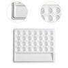 28 Wells Paint Palette Supplies Imitation Porcelain Rectangular Painting Mixing Tray for Painting Artists Oil Paints