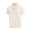 Fashionable Breathable Polo Shirt Men Tops Oatmeal-Gray APLW477-2