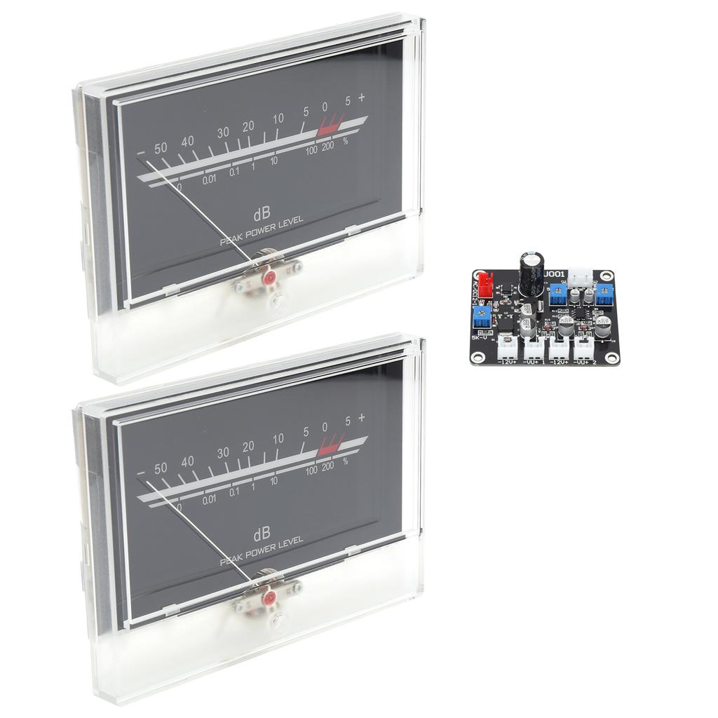 TS DBPW 134 2Q DB Level VU Meter Head with Driver Board White Backlight for Home Audio