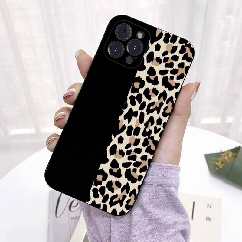 Fashion Tiger Leopard Print Phone Case Silicone Soft For Iphone 14 13 12 11 Pro Mini XS MAX 8 7 6 Plus X 2020 XR Shell