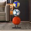 3/4 Layers Space-Saving Compact Design Portable Adjustable Basketball Display Stand Easy Assembly