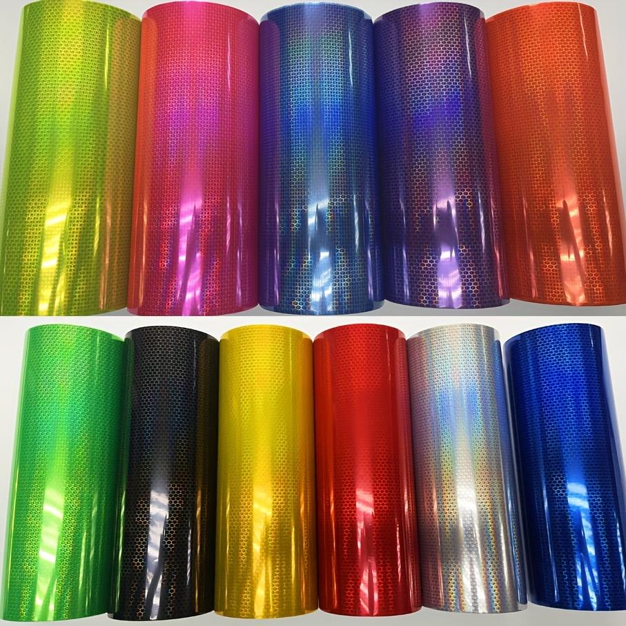 Automobile Laser Rainbow Car Motorcycle Headlight Film Front and Rear Headlight Decoration Waterproof Vinyl Film