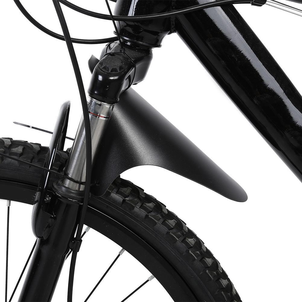 Mudguard Set, Front and Rr Tire Mudguards with Cable Ties, for Most  s Black Plastic