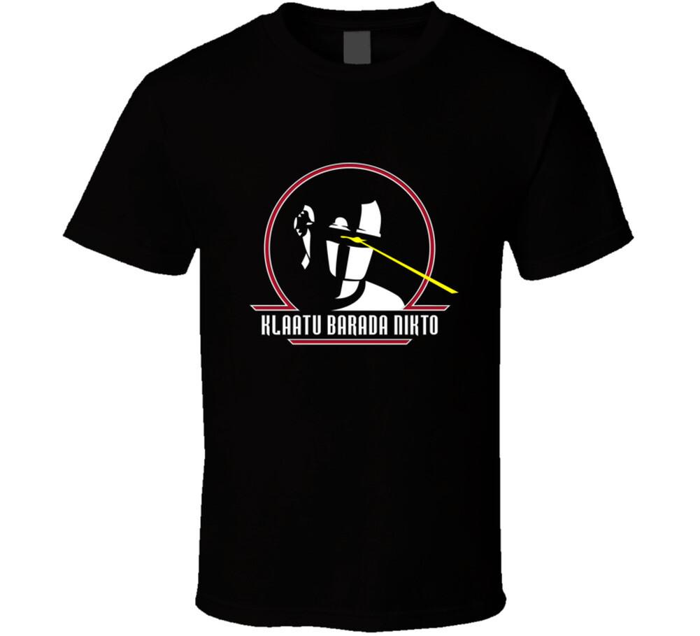 day the earth stood still Gort Klaatu Barada Nikto T Shirt Mens Womens Tees Top 3XL