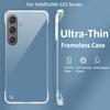 Priekš Samsung Galaxy S25 S24 S23 Plus Ultra FE Bezrāmju PC Telefona Vāciņš s25 s25edge s24+ s23ultra Caurspīdīgs Īpaši plāns Aizmugurējais Vāciņš