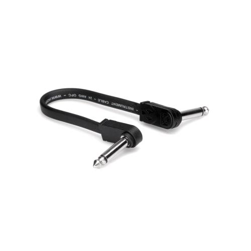 Hosa CFP-606 15cm LL Flat Patch Cables, Pack of 6