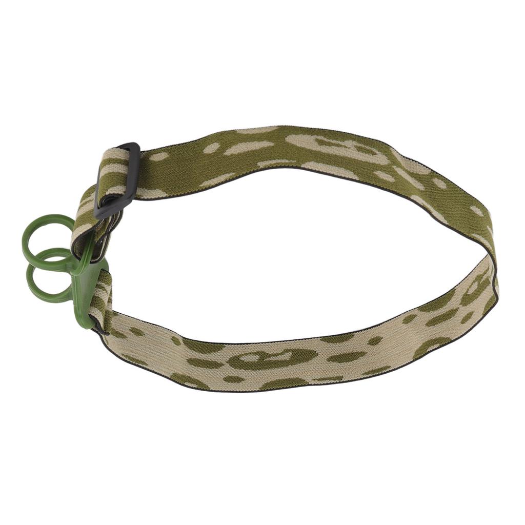 Elastický popruh na čelovku Nastavitelný pásek na čelovku Venkovní jezdecký popruh na čelovku pro 22 až 32 mm