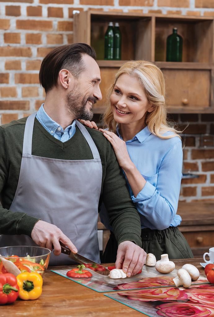 SZKLANA PŁYTA OCHRONNA NA KUCHENKĘ 90x52 RÓŻA