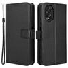 For Oppo A18 4G/A38 4G Leather Phone Case Stand Diamond Texture Protective Phone Cover