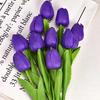 5/10PCS Tulips Artificial Flowers Real Touch Flowers Tulip Bouquet Decor Fake Tulips Flower for Home Wedding Decorations