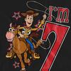 Toy Story Unisex Adult I´m 7 Woody Birthday T-Shirt
