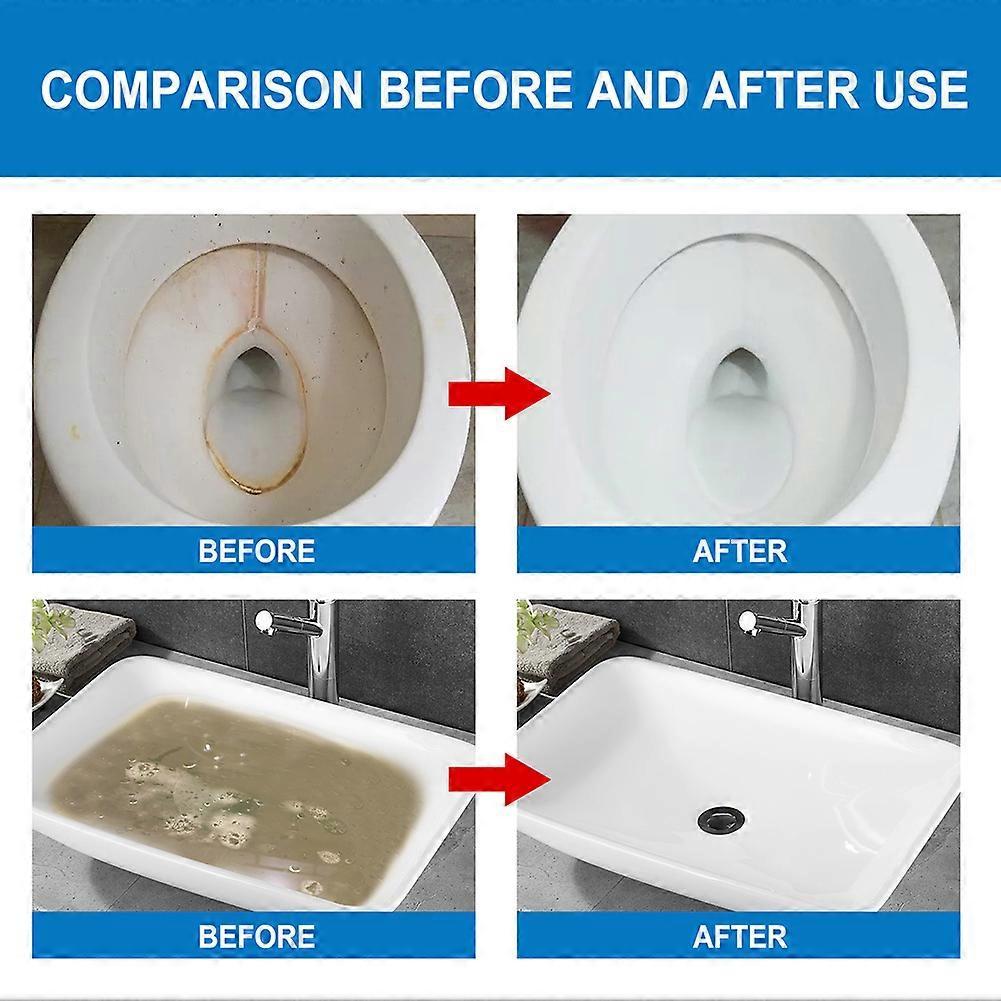 3 Pezzi Schiuma Detergente per WC Detergente Versatile per WC Polvere Schiumosa Pulizia Profonda Prodotti Chimici per la Pulizia della Casa