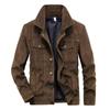 Herren Vintage Corduroy Arbeitsjacke - Dünner Herbst/Wintermantel (2116)