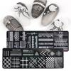 1Pc Snake Nail Art Stamping Plates Wild Animal Prints Leopard Tiger Skins Nail Stencils Flower Lace Stamping Templates
