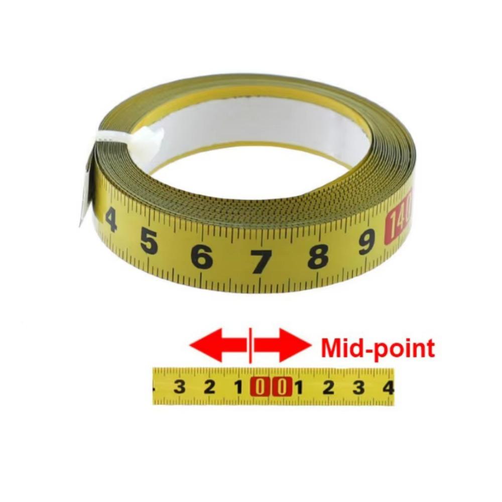 Metric Scale Metal Tape Measure Steel Material Miter Track Tape Adhesive Backed Tape Ruler