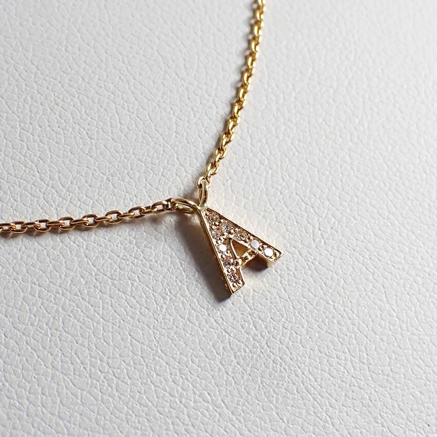Gebrauchte Star Jewelry 18K Gelbgold Diamant Initial A Anhänger Halskette j48-4