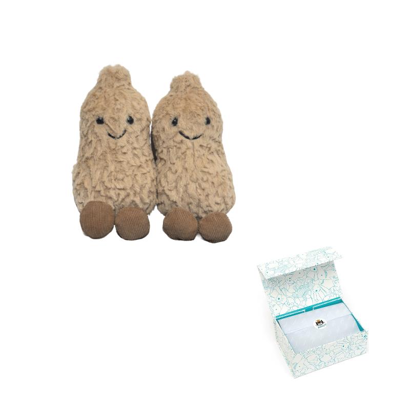Jellycat Fun Food Series Peanut Companion Comfort Doll Plush Doll 15cm Height