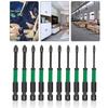 10pcs/set 75mm PH1 PH2 Magnetic Cross Screwdriver Bits 1/4inch Hex Shank For Hinge Installation Furniture Assembly